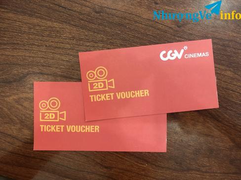 Ảnh Vé xem phim CGV