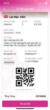 Ảnh Vé lật mặt