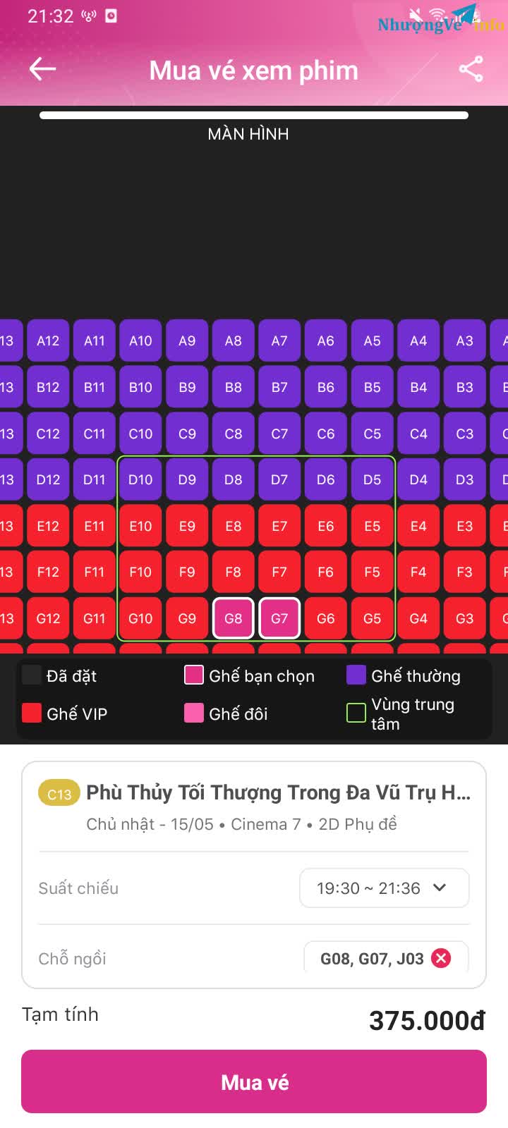 Ảnh Nhượng Lại 2 vé Dr.Strange