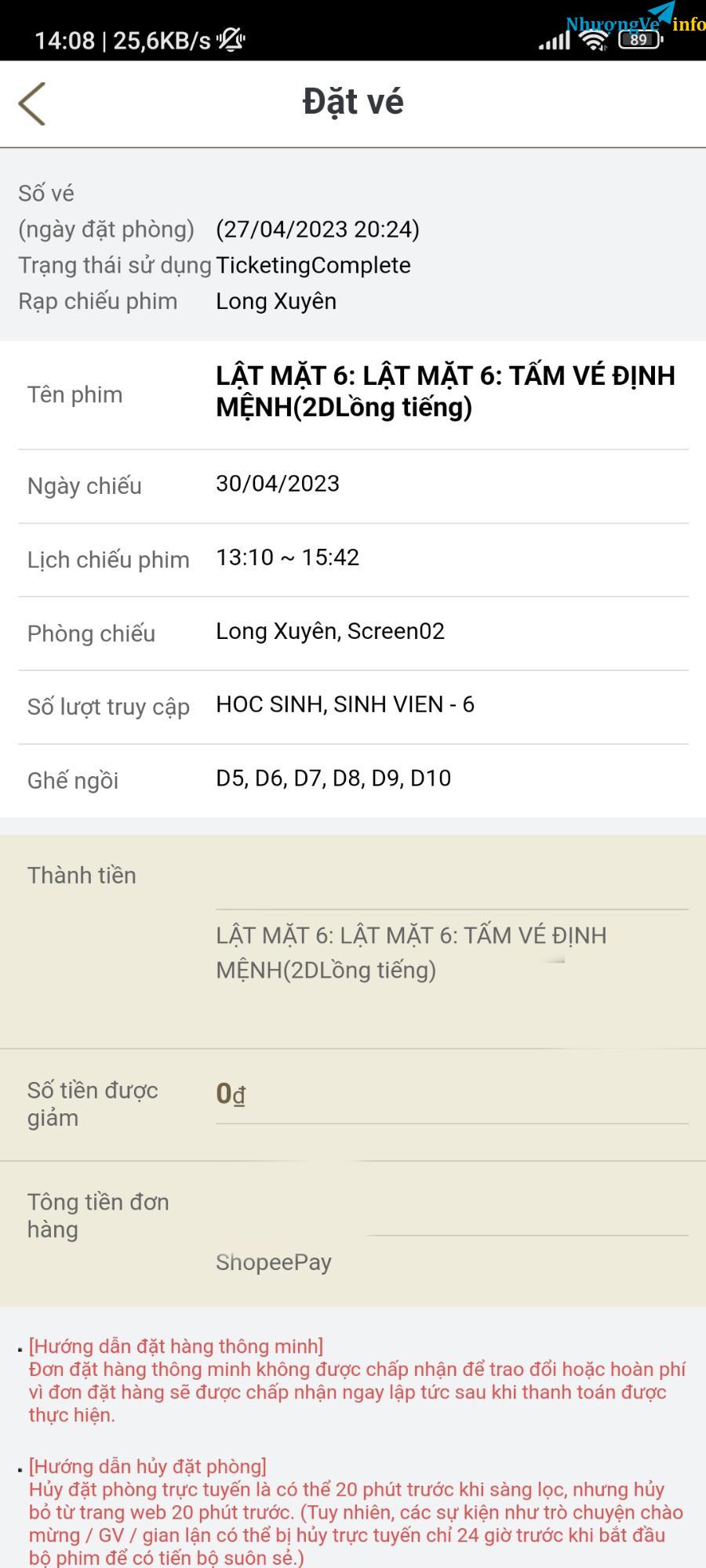 Ảnh Phim lật mặt 6