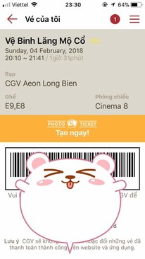 Ảnh Bán vé VỆ BINH LĂNG MỘ CỔ