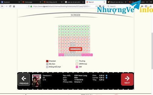 Ảnh Cần pass lại 4 vé xem deadpool 2 Aeon Long Biên Hà Nội