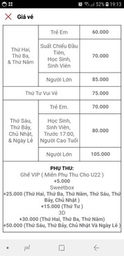 Ảnh CGV 2D tất cả các rạp tất cả các ngày free my combo 1 bắp 1 nước