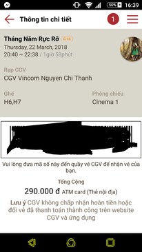 Ảnh Pass gấp vé phim tháng năm rực rỡ