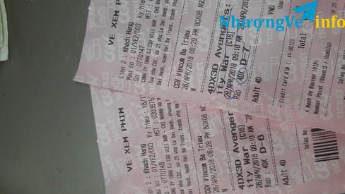 Ảnh Pass vé Infinity War gấp!!!!