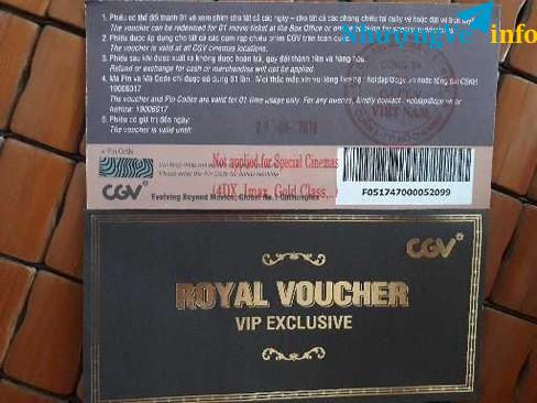 Ảnh Voucher VIP CGV Cinemas