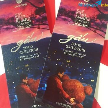 Ảnh Cần bán 1 vé Panda Concert Hà Anh Tuấn 23/12