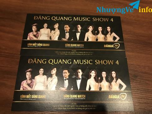 Ảnh Cần nhượng lại cặp vé Đăng quang show 4