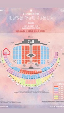Ảnh NHƯỢNG VÉ CONCERT BTS - THAILAND
