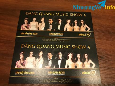 Ảnh Cần nhượng lại cặp vé Vip liveshow Đăng quang 4 TTHNQG 12/01