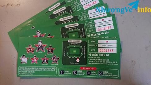Ảnh MÌNH CÓ VÉ MỜI VÉ VIP KHÁN ĐÀI A,B CỬA 1,2,3,4,5,6,7,8,9,10 CHỖ NGỒI LIỀN NHAU TRẬN VIỆT NAM-TRIỀU