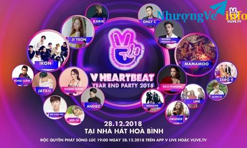 Ảnh HOTLINE 0997.779.177 MR KIỆT - BÁN VÉ V HEARTBEAT YEAR END PARTY 2018 TẠI NHÁ HÁT HÒA BÌNH