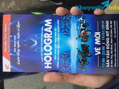 Ảnh Vé ca nhạc Sologram Honda tại Mỹ Đình