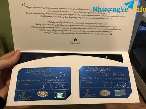 Ảnh Cần nhượng lại cặp vé mời Vip Đêm Việt Nam 7 - Chuyện tình mùa đông
