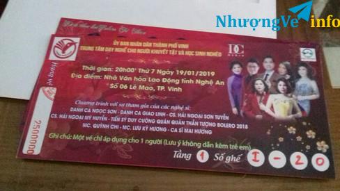 Ảnh Vé Ca nhạc Ngọc Sơn