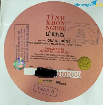 Ảnh Vé tiger remix 2019 (khu vực fanzone) tại nhà hát lớn hà nội ngày 19/1/2019