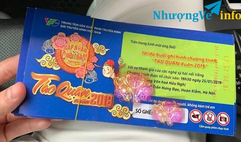 Ảnh CẦN NHƯỢNG VÉ TÁO QUÂN 25.26.27 tháng 1 TẠI CUNG VHHN VIỆT XÔ_TRẦN HƯNG ĐẠO HÀ NỘI,AI CẦN XIN LIÊN H