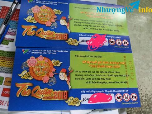 Ảnh Vé Táo quân 2019 tại cung văn hoá việt xô 25;26;27/1/2019