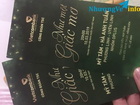 Ảnh Vé Vip tầng 1, BB16,17 Như một giấc mơ Hà Anh Tuấn - Mỹ Tâm