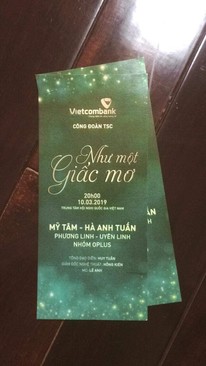 Ảnh Vé ca nhạc Như Một Giấc Mơ Hàng HH tâng 1