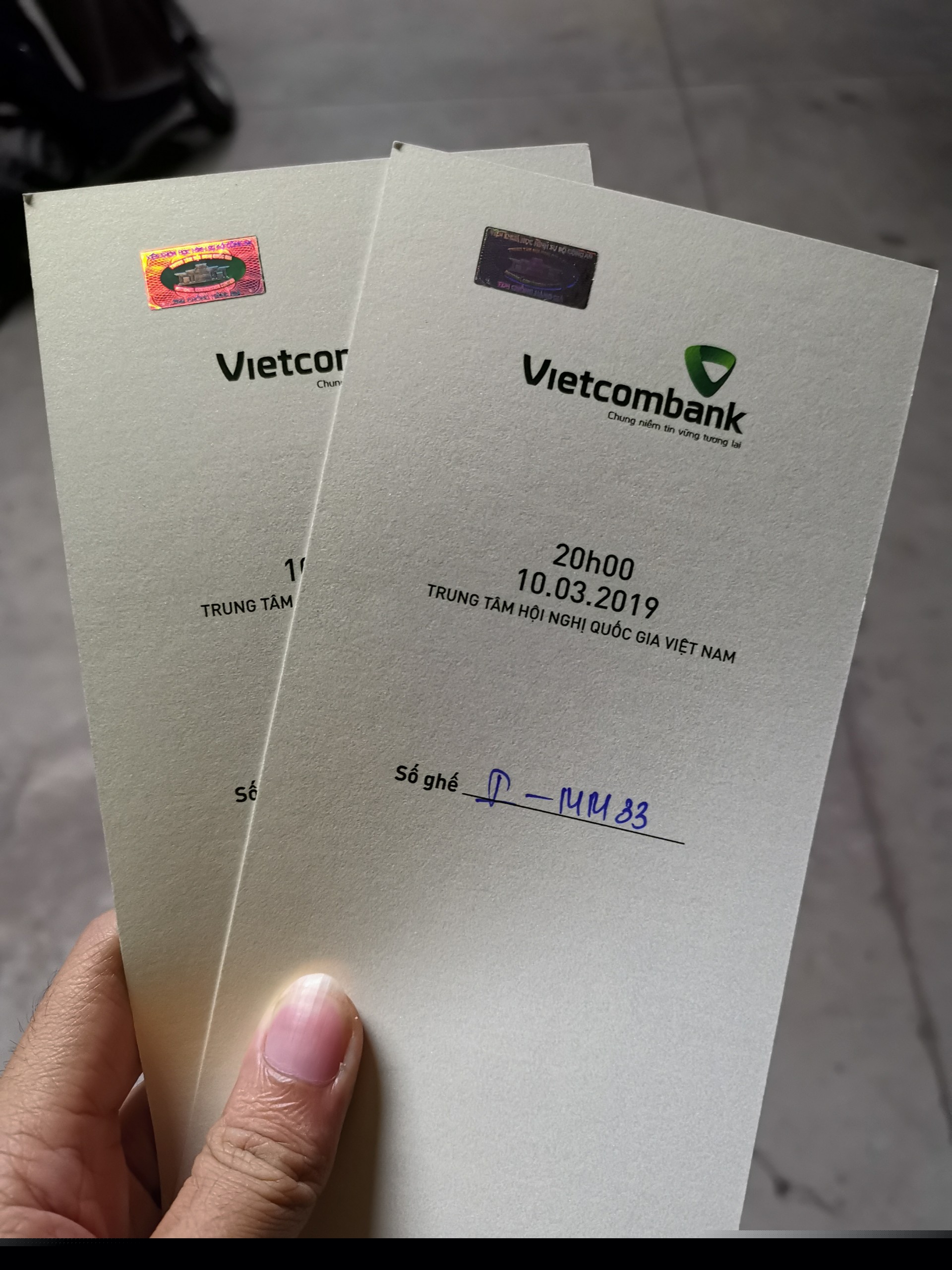Ảnh 1 cặp vé ca nhạc Hà Anh Tuấn Mỹ Tâm - Vietcombank