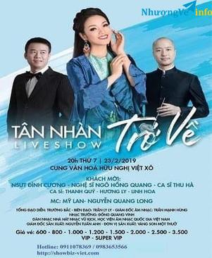 Ảnh Vé Liveshow Tân Nhàn Tối nay