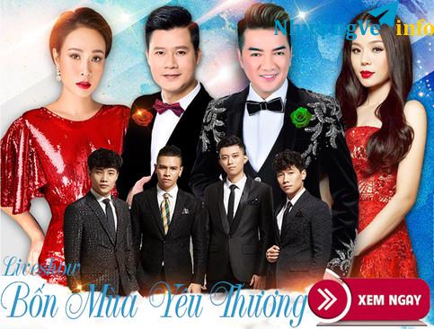 Ảnh BÁN VÉ LIVESHOW BỐN MÙA YÊU THƯƠNG – ĐÀM VĨNH HƯNG, LỆ QUYÊN 9/5/2019