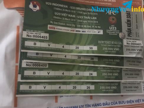 Ảnh Vé VN -Indo loại 250k pass 750k 1 cặp