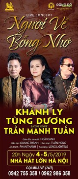 Ảnh Muốn mua vé Liveshow Khánh Ly -Người về bỗng nhớ 4-5/5/2019
