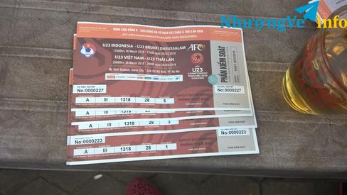 Ảnh MÌNH CÓ CÁC LOẠI VÉ TRẬN ,VIỆT NAM THÁI LAN U23 NGÀY ,26/3