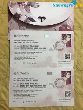 Ảnh Cần pass mấy cặp vé đại nhạc hội son 3 - giá bèo
