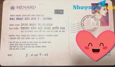 Ảnh 1 vé đại nhạc hội son 3 tầng 1 hàng T pass 1trieu 1 vé