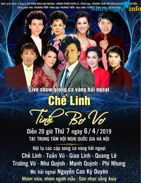 Ảnh MÌNH cần bán1 vé CT chế Linh Tuấn Vũ Giao Linh Mạnh Quỳnh Phi Nhung ngày 6/4 tại Trung Tâm Hội Nghị
