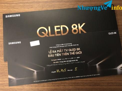 Ảnh Vé samsung QLED 8k ngày 10/4