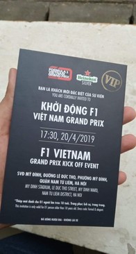 Ảnh Pass vé vip Henieken 20/4 tại sân my đình ngày mai