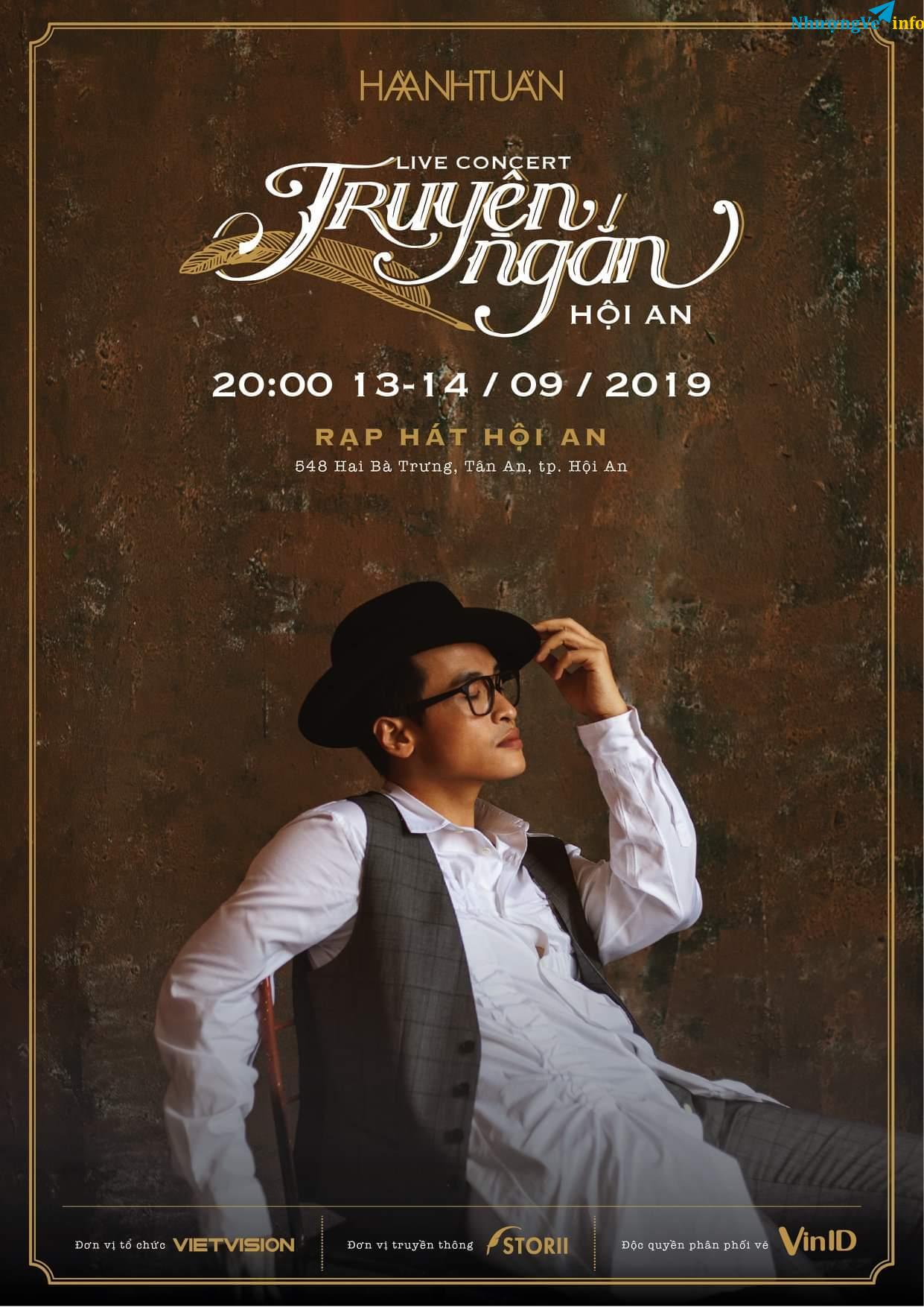 Ảnh VÉ CONCERT TRUYỆN NGẮN CỦA HÀ ANH TUẤN- Cô gái và cây dương cầm, đêm 13/9/2019
