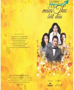 Ảnh {showbiz-viet.com} bán vé đêm nhạc Nơi mùa thu bắt đầu ngày 9/8/2019