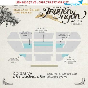 Ảnh BÁN 1 VÉ CÔ GÁI VÀ CÂY DƯƠNG CẦM - HÀ ANH TUẤN - ĐÊM 13/9
