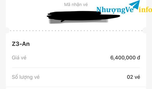 Ảnh Cần nhượng lại 2 vé An đêm 14/09 tại Hội An
