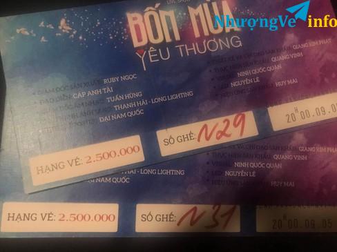 Ảnh Pass ve bốn mùa yêu thương nhận vé tại cung văn hoá