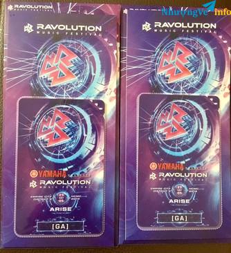 Ảnh Vé GA ravolution tối 25/5 tại Empire city q2 600k/vé