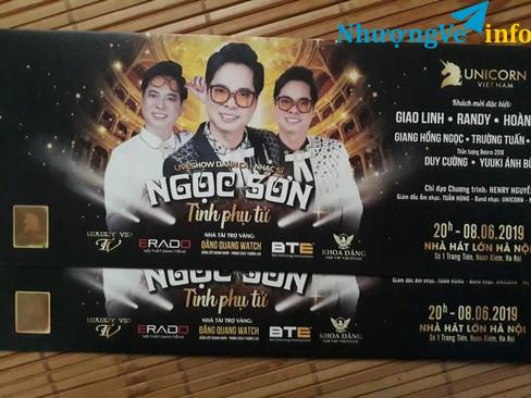 Ảnh PASs vé lishow tình phụ tử Ngọc sơn tối nay