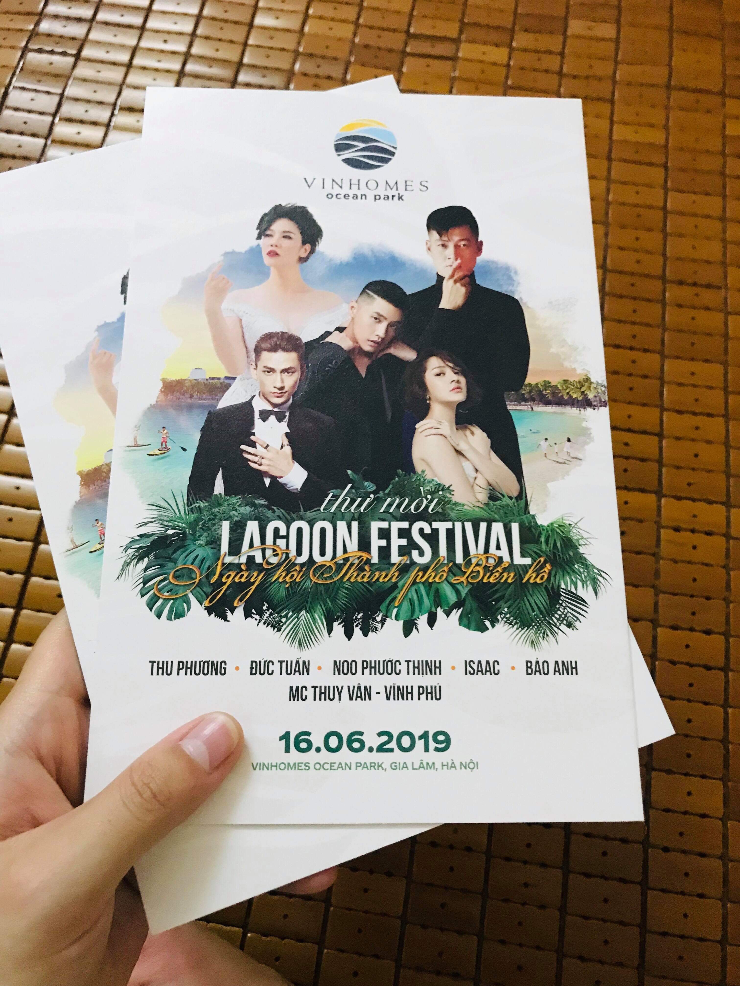 Ảnh Cặp Vé VIP đêm tiệc nhạc Lagoon Festival 16/06
