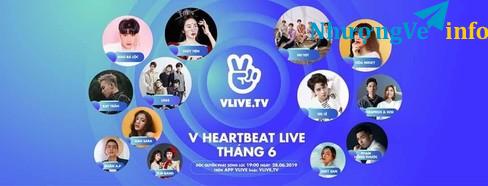 Ảnh BÁN VÉ V HEARTBEAT LIVE 28/6 – LIÊN Hệ mua vé 0932762765. A Huy Bán vé V HEARTBEAT LIVE VIP