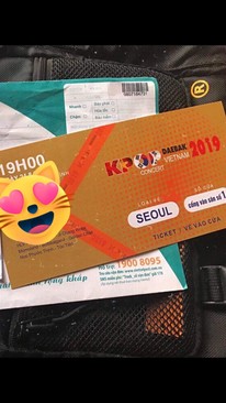 Ảnh Pass vé Kpop dưới giá gốc