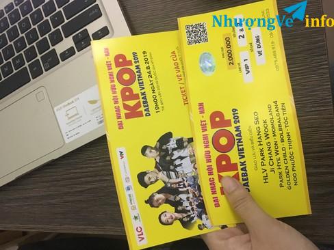 Ảnh VÉ ĐẠI NHẠC HỘI KPOP TẠI SVĐ MỸ ĐÌNH 24/8/2019