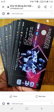 Ảnh Vé VIP SKYTOUR 2019 Sơn Tùng ngày 11/8/2019