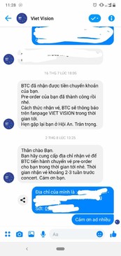 Ảnh 1 cặp vé concert HAT Hội An ngày 14/9