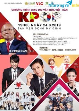 Ảnh BAN VE ĐẠI NHẠC HỘI VIỆT HÀN KPOP 24/8/2019