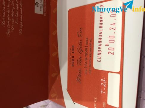Ảnh Pass cặp vé Liveshow “Mùa thu giấu em”